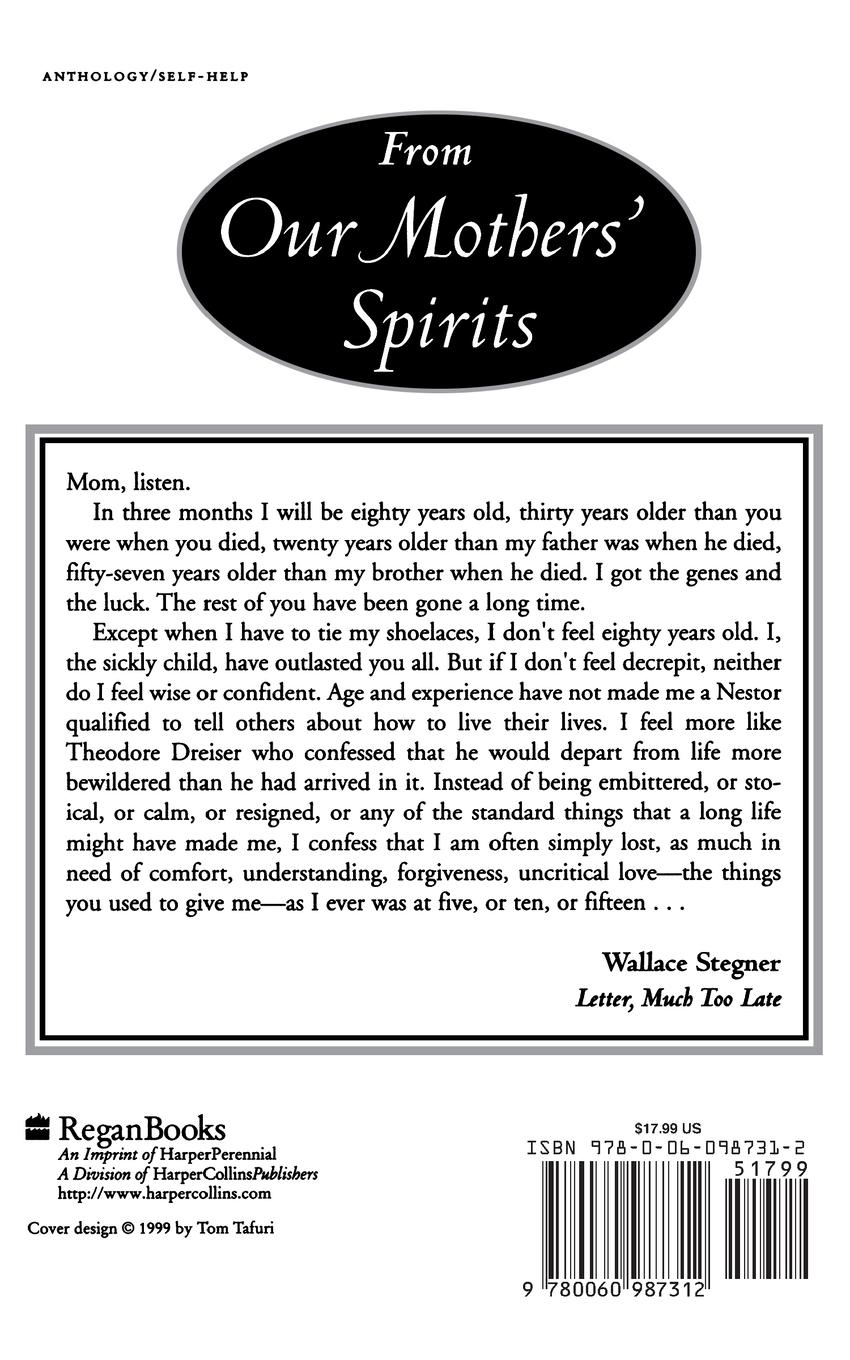 Rückseitencover Our Mothers' Spirits