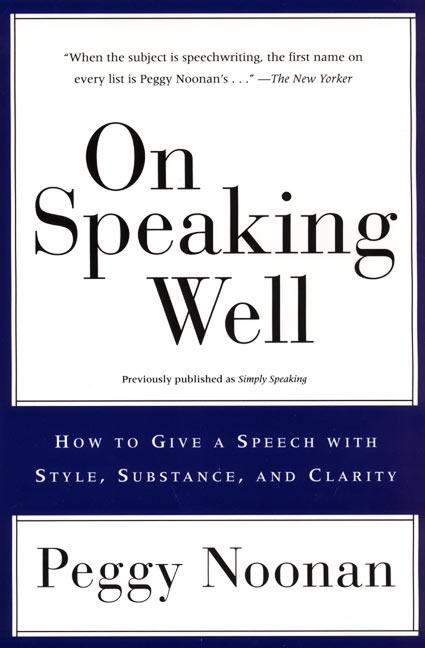 Vorderes Coverbild On Speaking Well