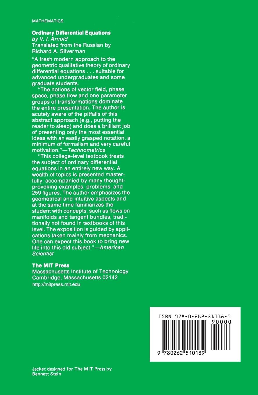 Rückseitencover Ordinary Differential Equations