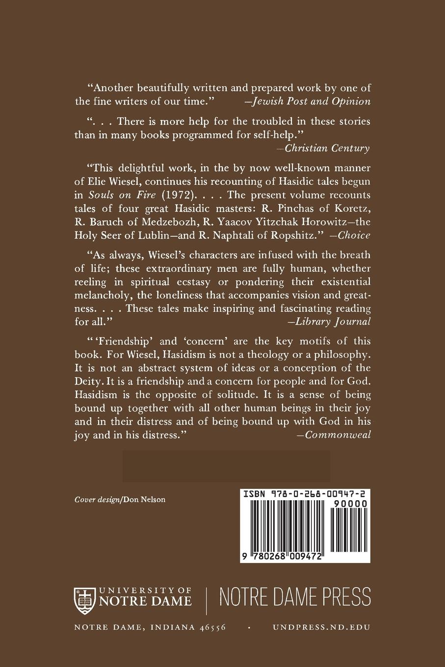 Rückseitencover Four Hasidic Masters and their Struggle against Melancholy