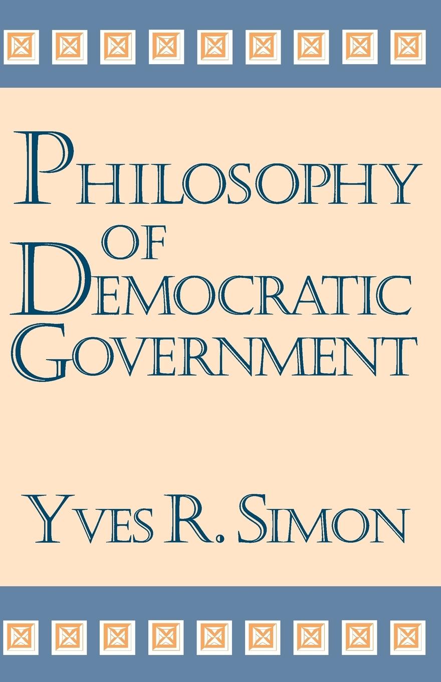 Vorderes Coverbild Philosophy of Democratic Government