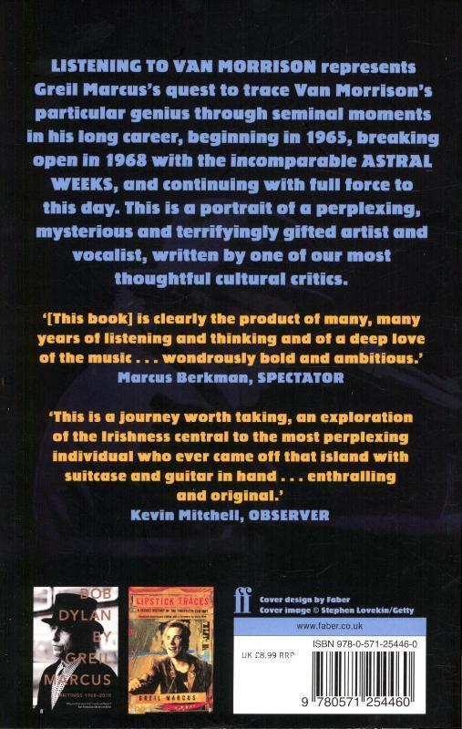 Rückseitencover Listening to Van Morrison