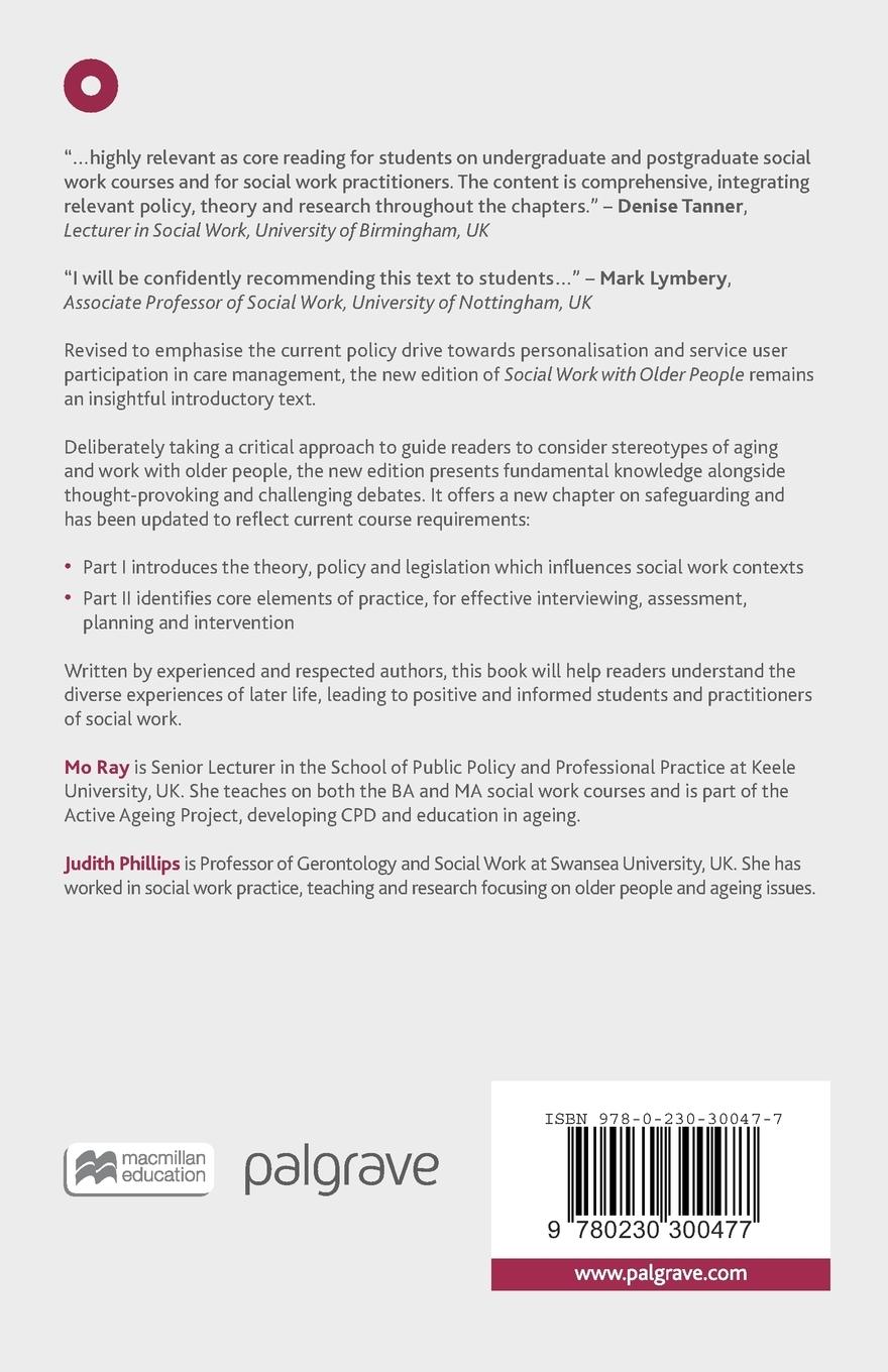 Rückseitencover Social Work with Older People