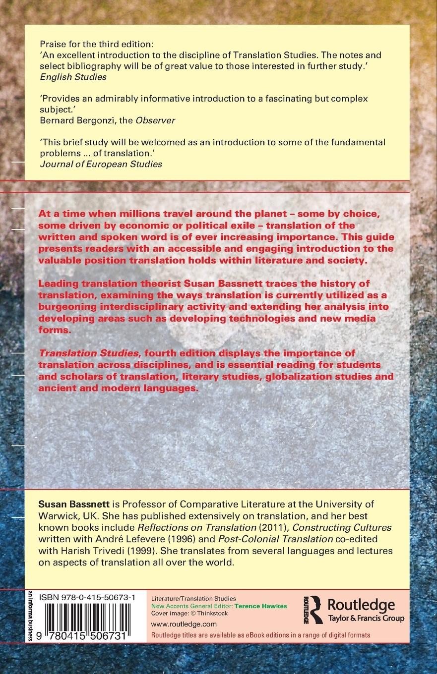 Rückseitencover Translation Studies