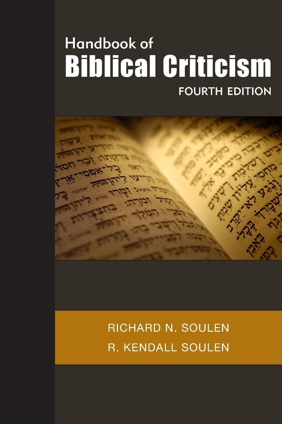 Vorderes Coverbild Handbook of Biblical Criticism