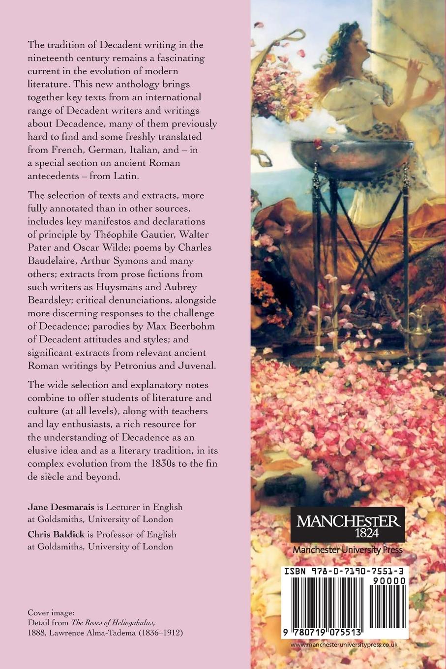 Rückseitencover Decadence