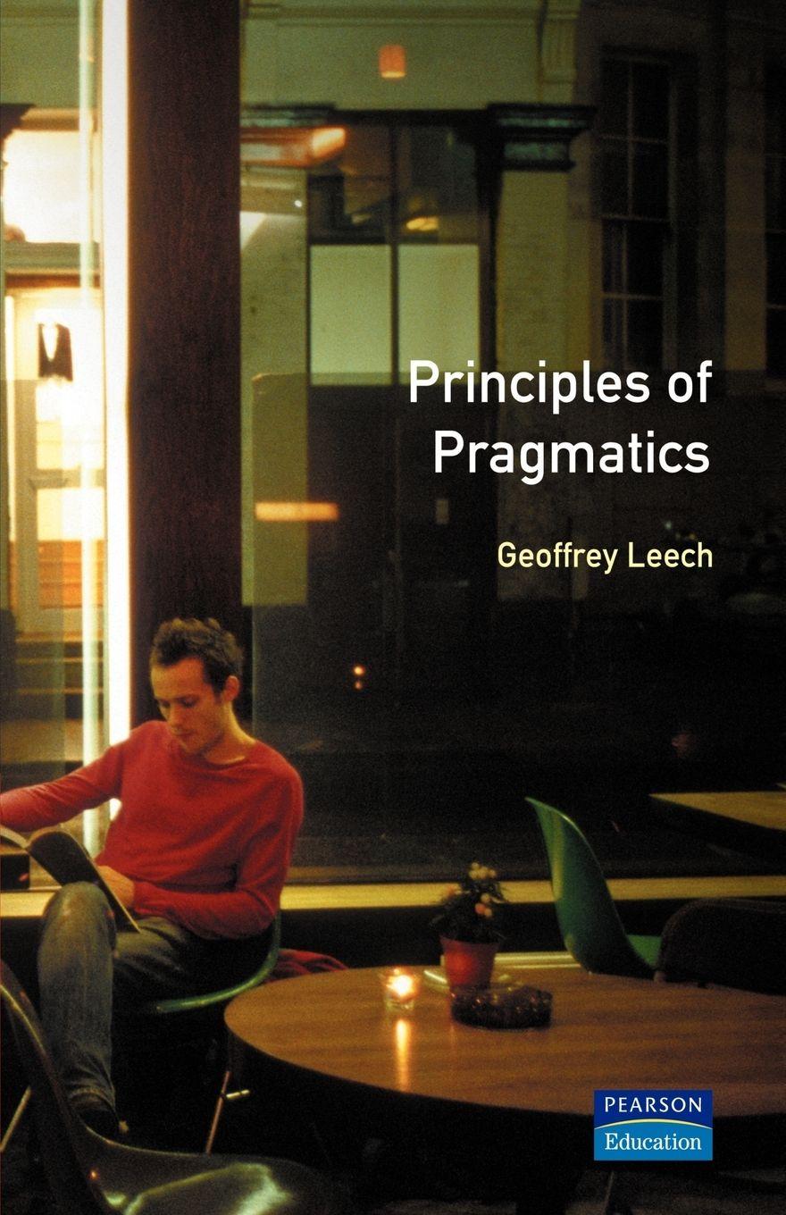 Vorderes Coverbild Principles of Pragmatics