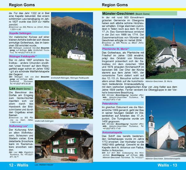 Beispielinhalt (Bild) Sehenswertes im Wallis