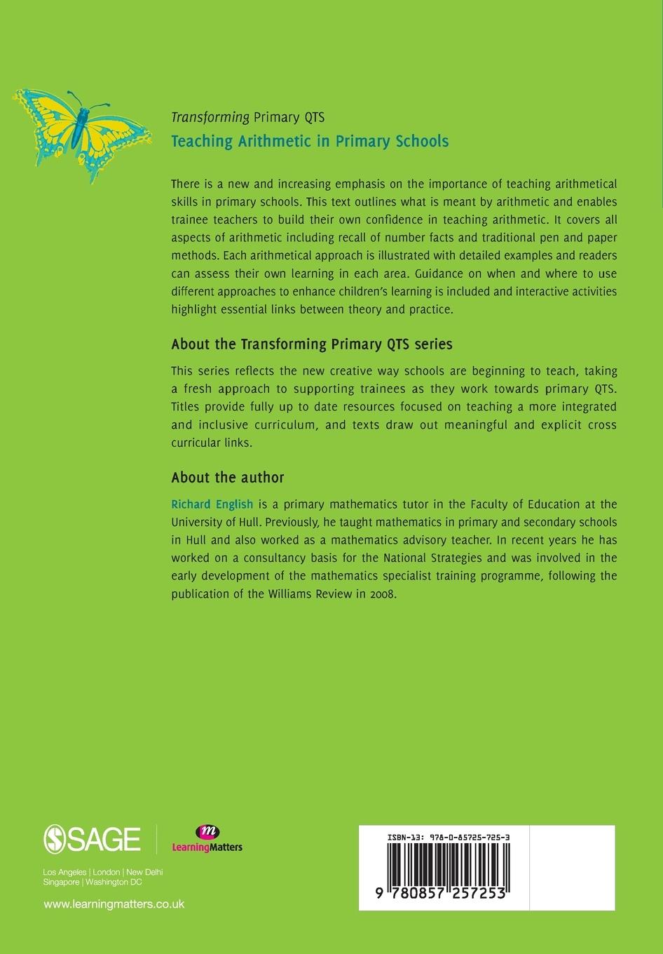 Rückseitencover Teaching Arithmetic in Primary Schools