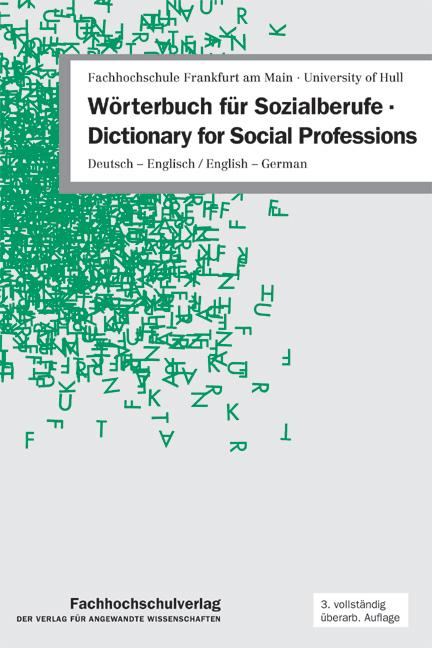 Vorderes Coverbild Wörterbuch für Sozialberufe · Dictionary for Social Professions
