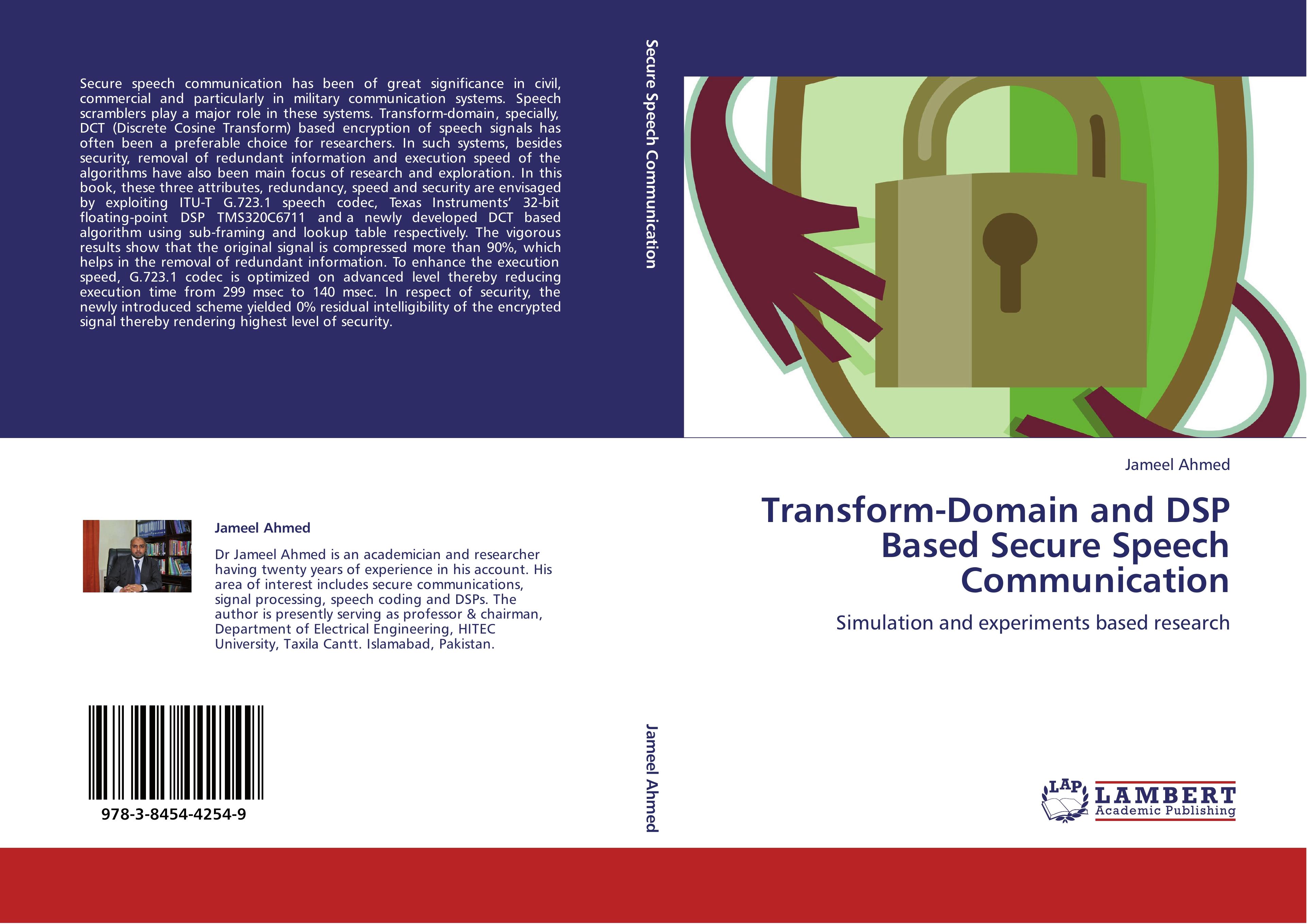 Vorderes Coverbild Transform-Domain and DSP Based Secure Speech Communication