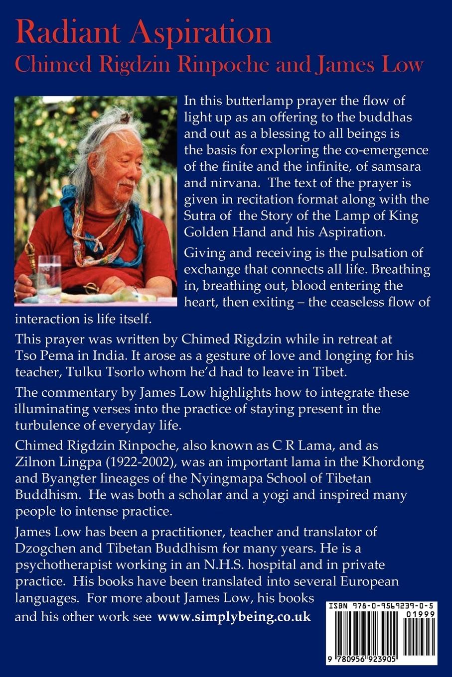 Rückseitencover Radiant Aspiration - The Butterlamp Prayer