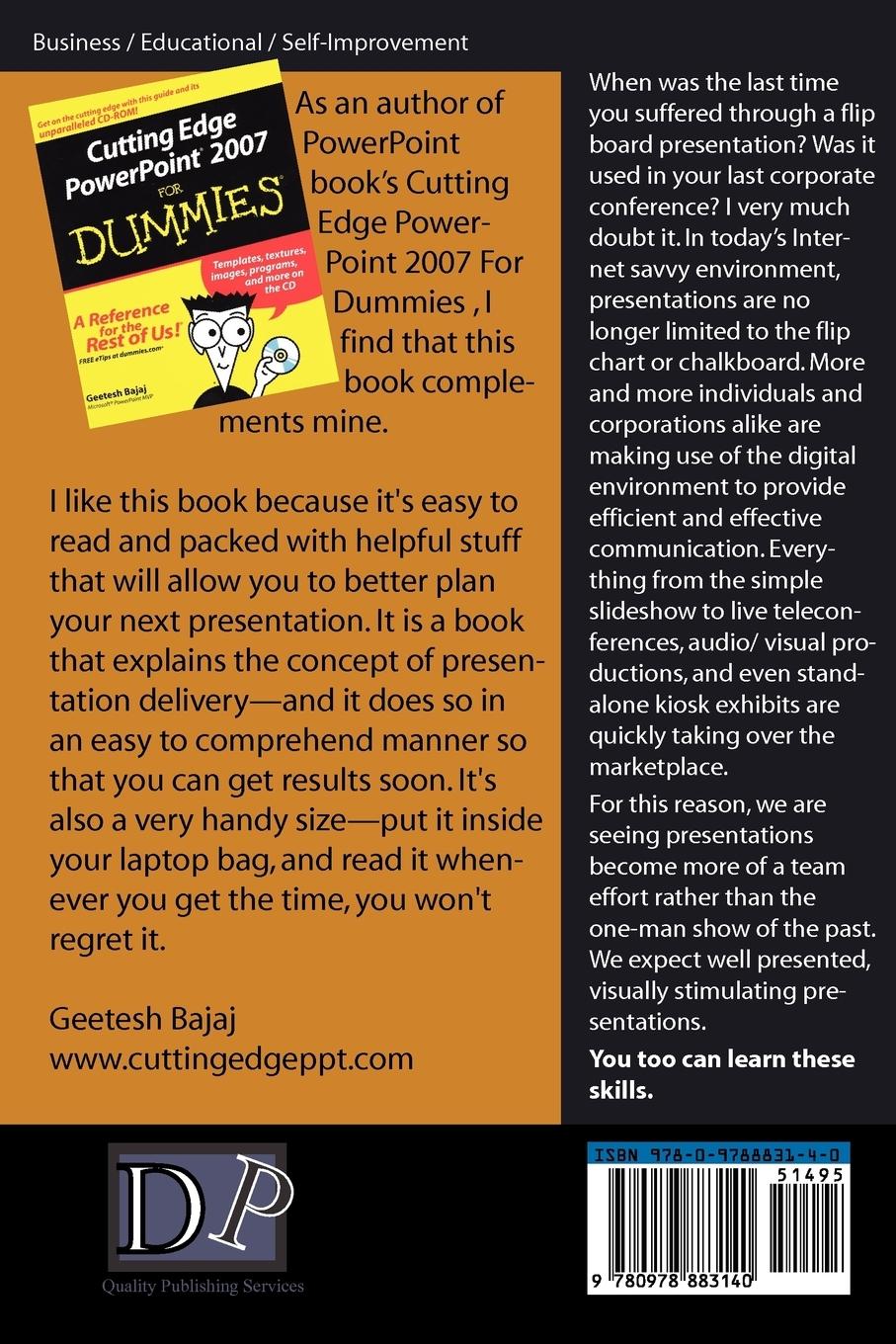 Rückseitencover Presentational Skills for the Next Generation