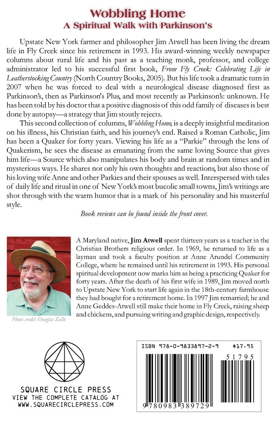 Rückseitencover Wobbling Home: A Spiritual Walk with Parkinson's