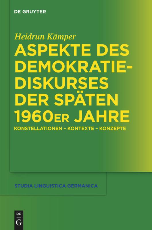 Vorderes Coverbild Aspekte des Demokratiediskurses der späten 1960er Jahre