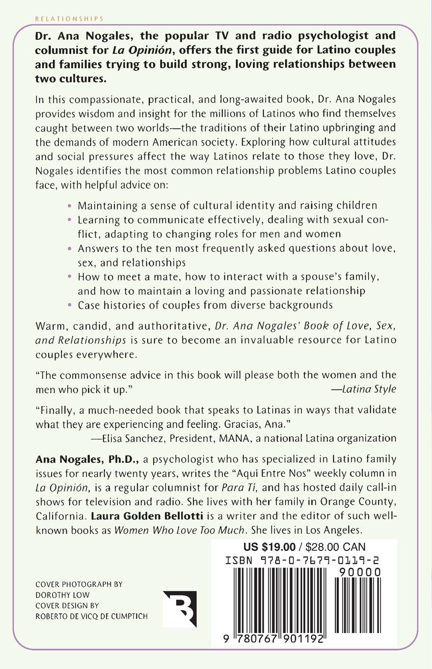 Rückseitencover Dr. Ana Nogales' Book of Love, Sex, and Relationships