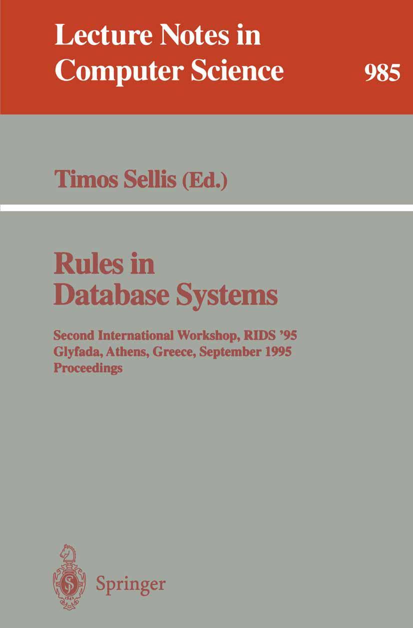 Vorderes Coverbild Rules in Database Systems