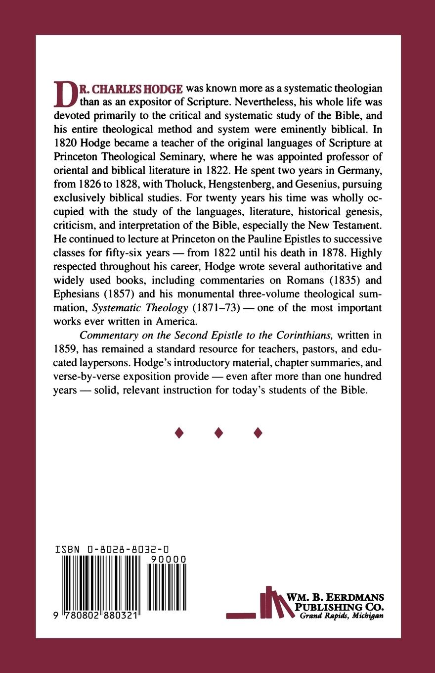 Rückseitencover Second Corinthians