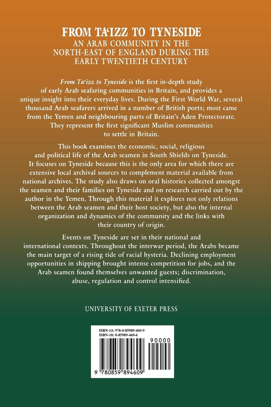Rückseitencover From Ta'izz To Tyneside