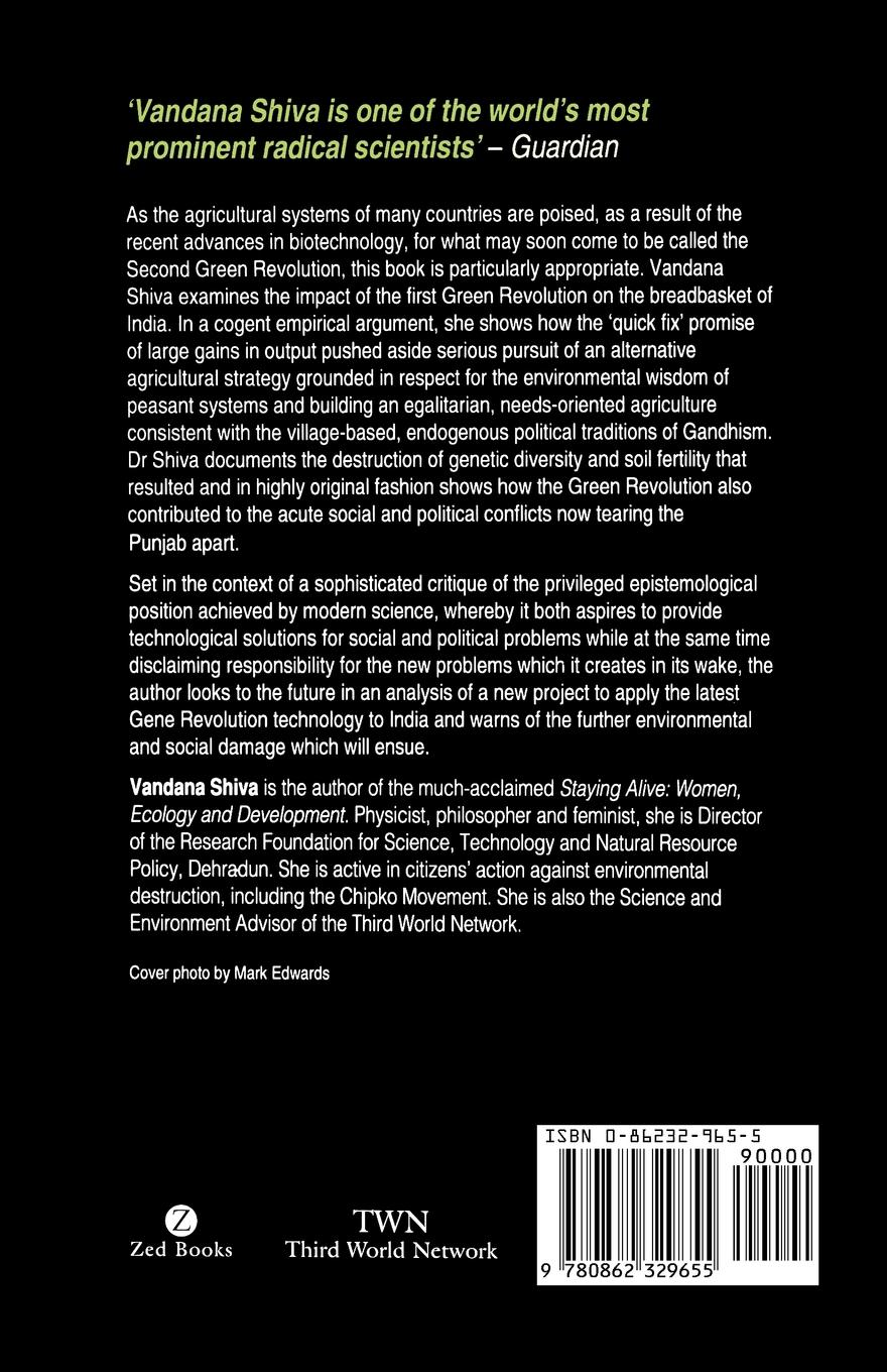 Rückseitencover The Violence of Green Revolution