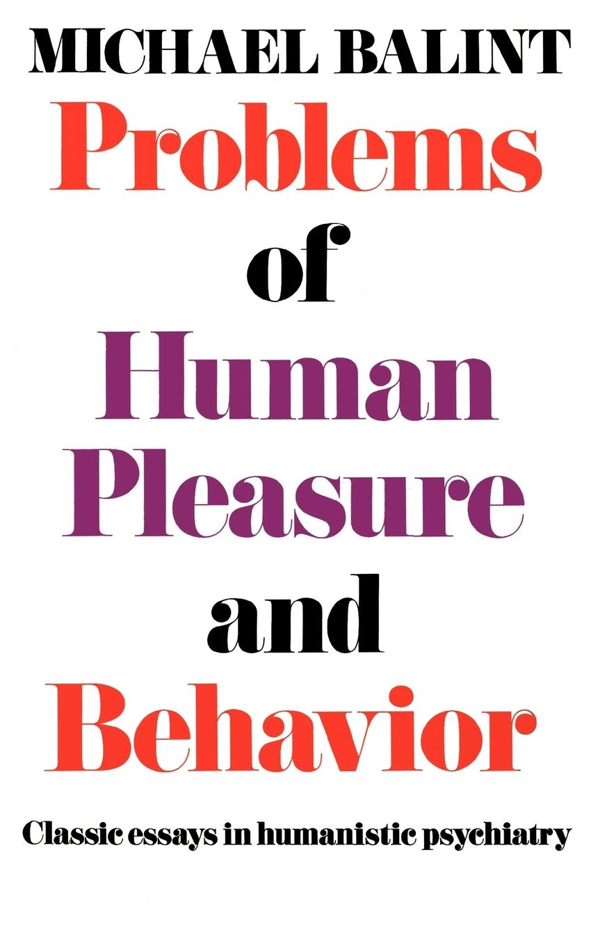 Vorderes Coverbild Problems of Human Pleasure and Behavior
