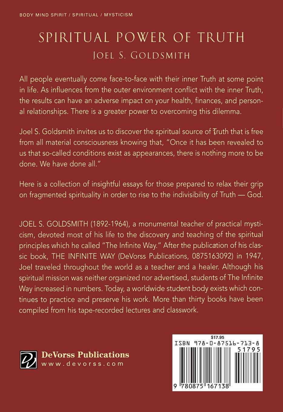 Rückseitencover Spiritual Power of Truth