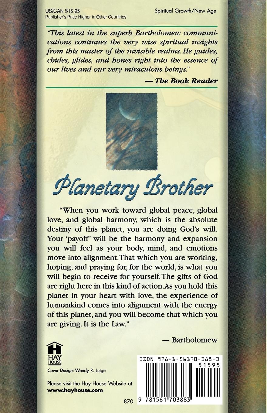 Rückseitencover Planetary Brother