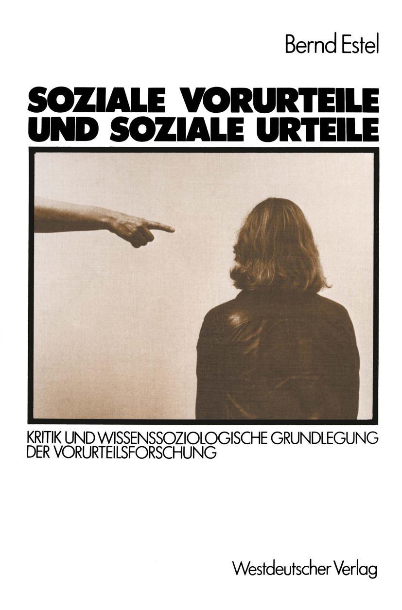 Vorderes Coverbild Soziale Vorurteile und soziale Urteile