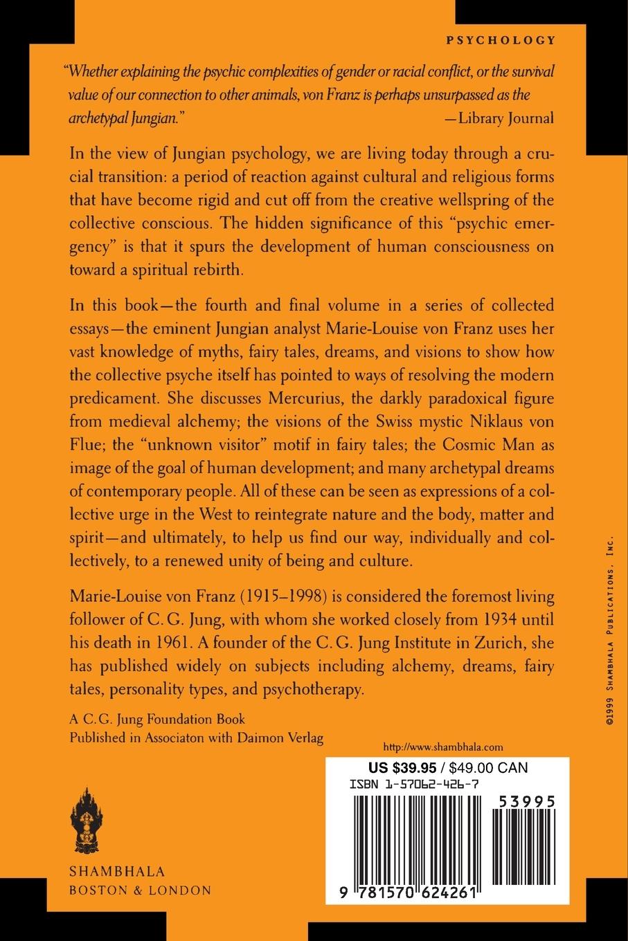 Rückseitencover Archetypal Dimensions of the Psyche