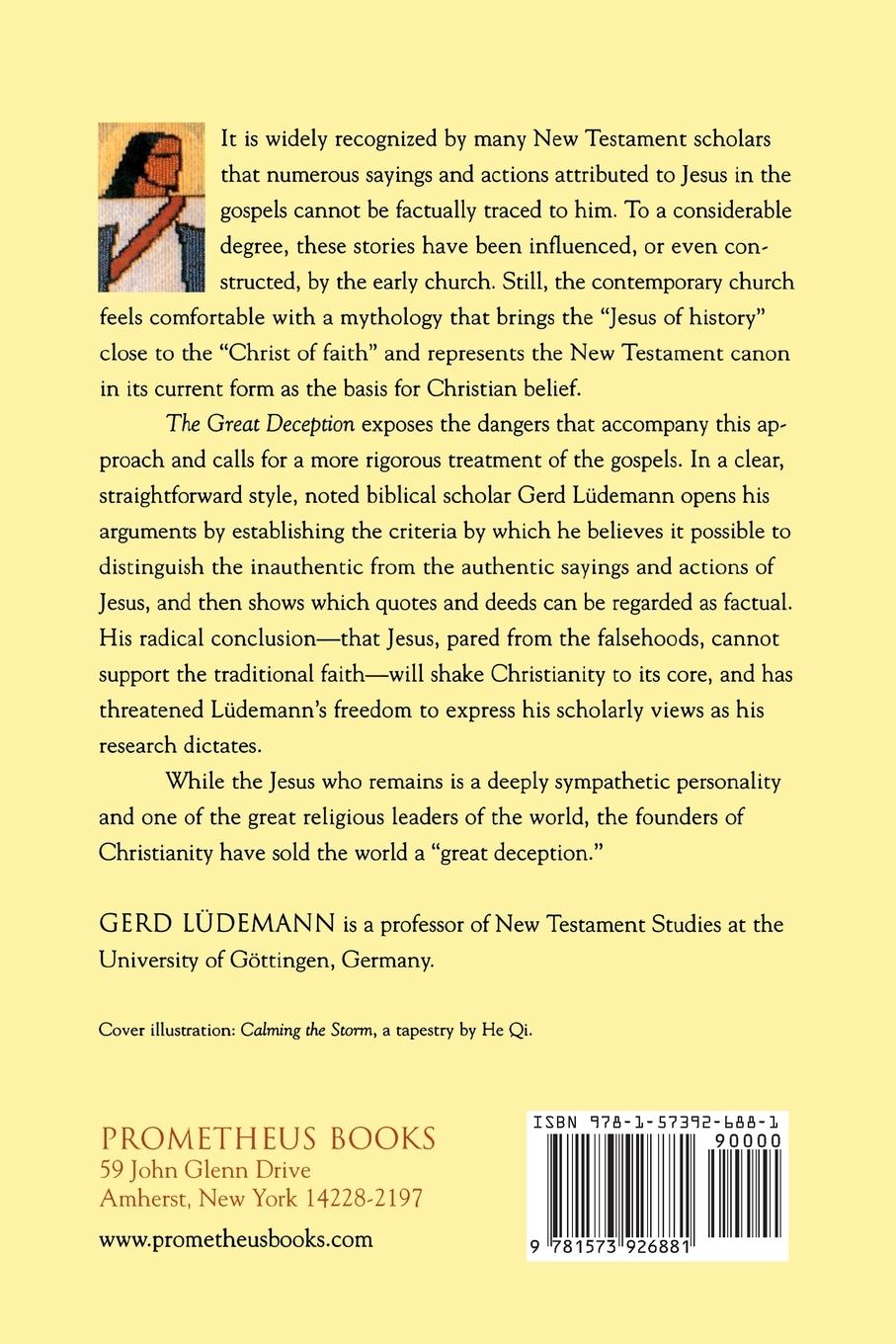 Rückseitencover Great Deception