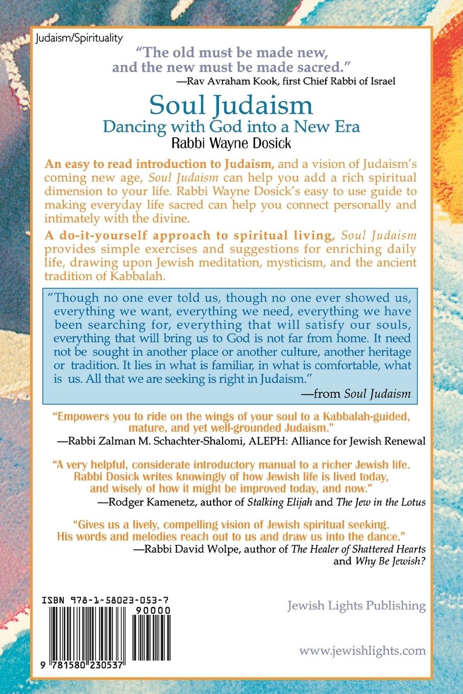 Rückseitencover Soul Judaism