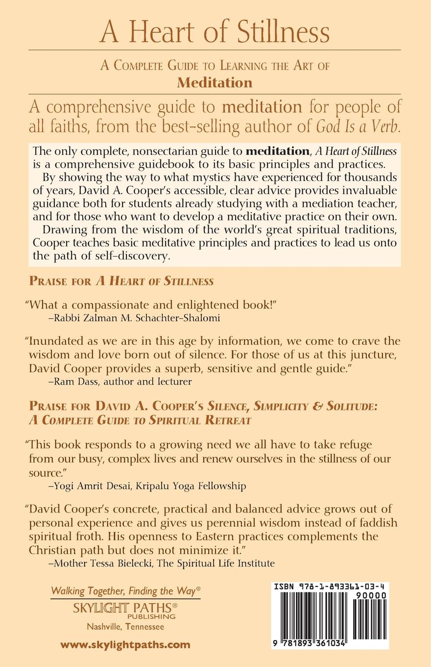 Rückseitencover A Heart of Stillness