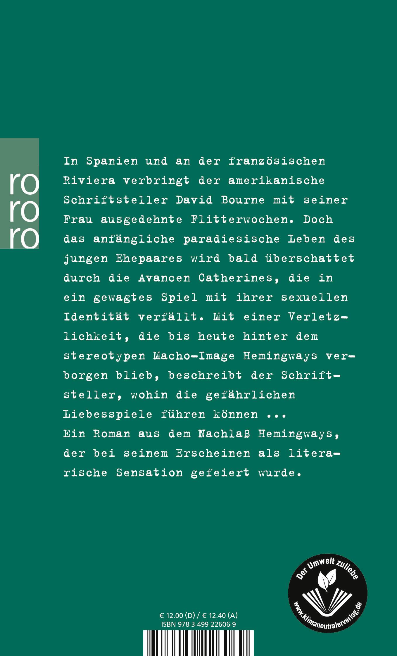 Rückseitencover Der Garten Eden