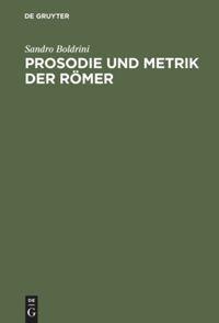 Vorderes Coverbild Prosodie und Metrik der Römer