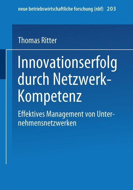 Vorderes Coverbild Innovationserfolg durch Netzwerk-Kompetenz