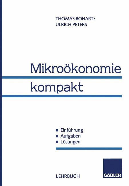 Vorderes Coverbild Mikroökonomie kompakt