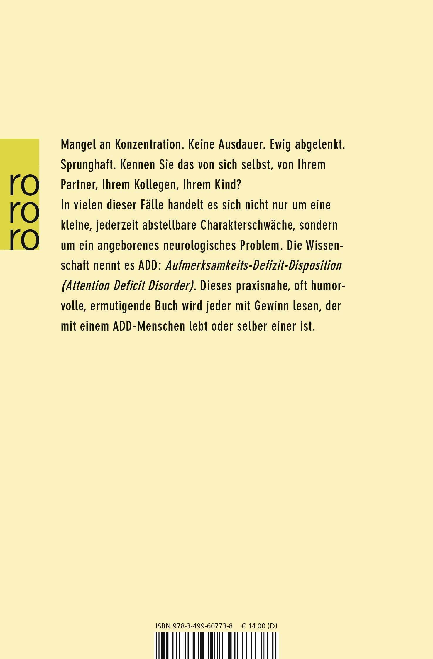 Rückseitencover Zwanghaft zerstreut