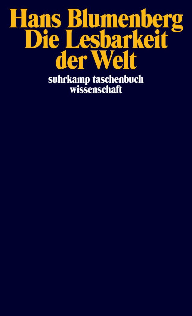 Vorderes Coverbild Die Lesbarkeit der Welt