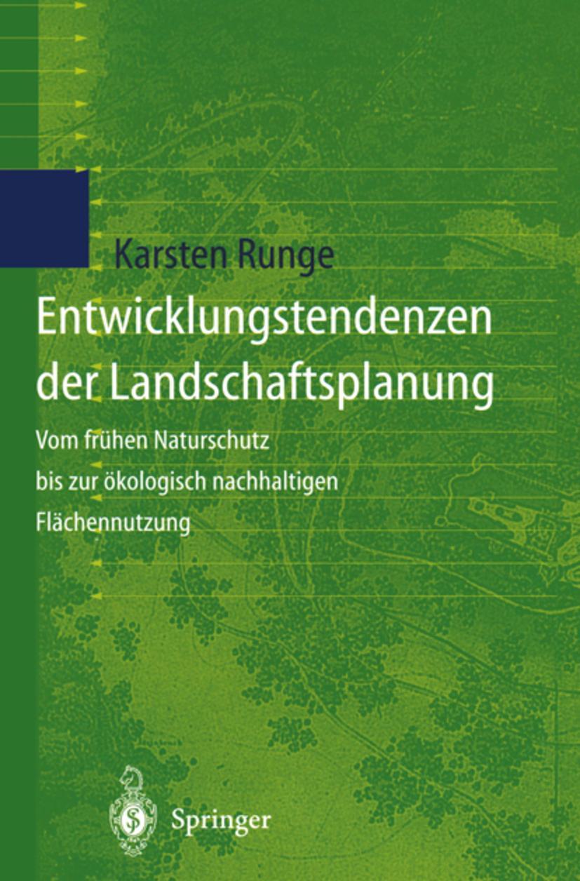 Vorderes Coverbild Entwicklungstendenzen der Landschaftsplanung