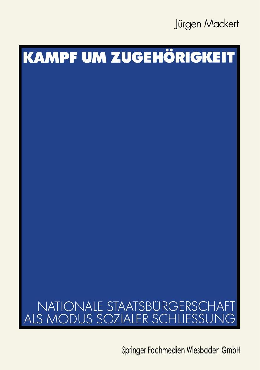 Vorderes Coverbild Kampf um Zugehörigkeit
