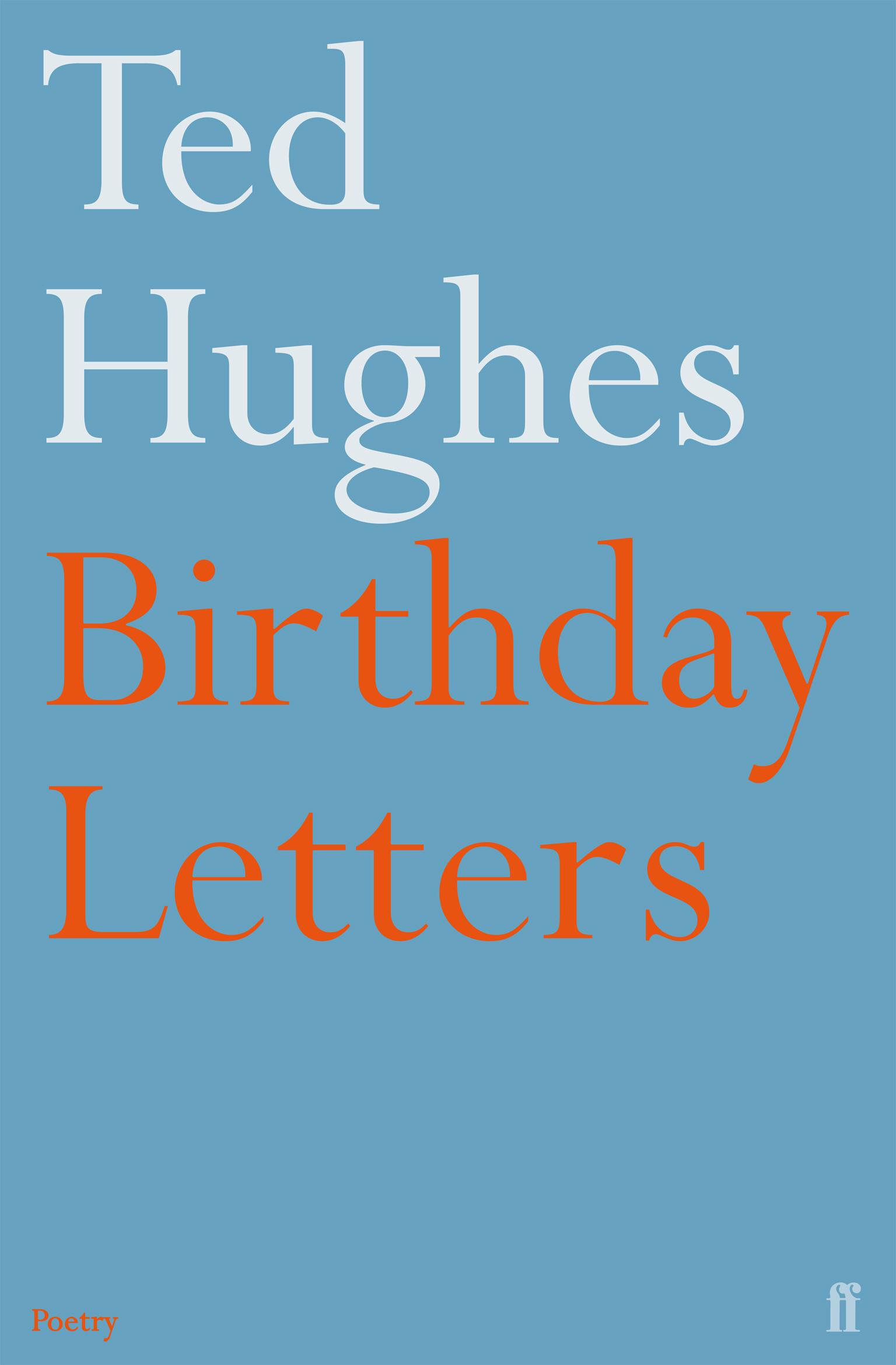 Vorderes Coverbild Birthday Letters