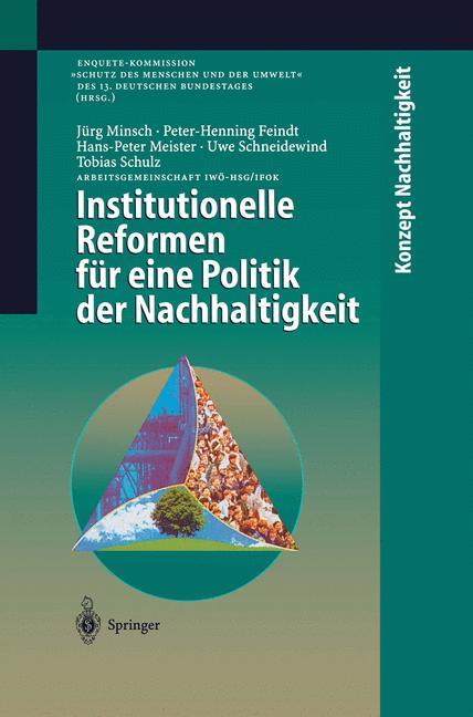 Vorderes Coverbild Institutionelle Reformen für eine Politik der Nachhaltigkeit