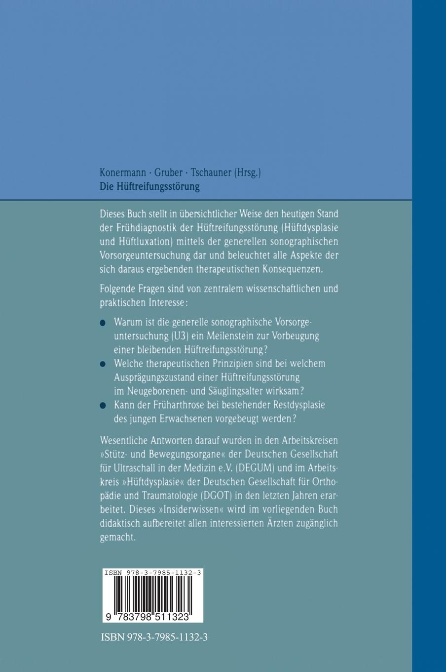 Rückseitencover Die Hüftreifungsstörung