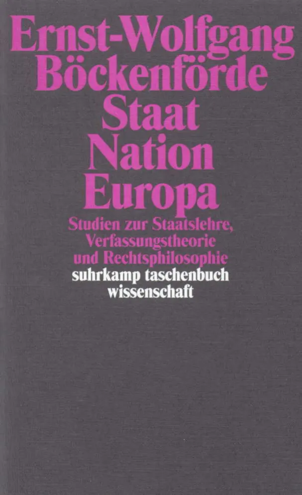 Vorderes Coverbild Staat, Nation, Europa