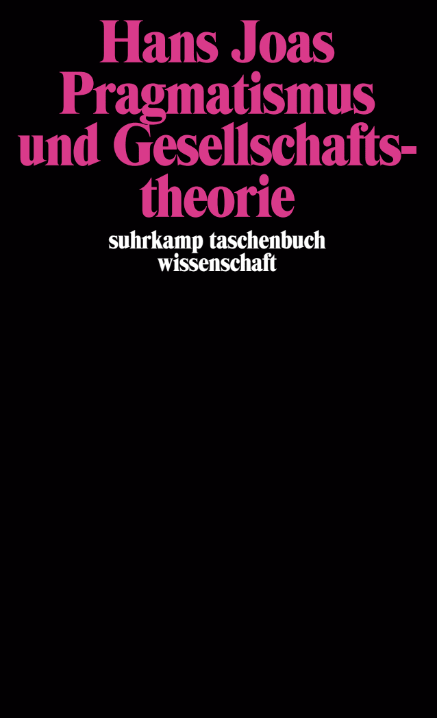 Vorderes Coverbild Pragmatismus und Gesellschaftstheorie