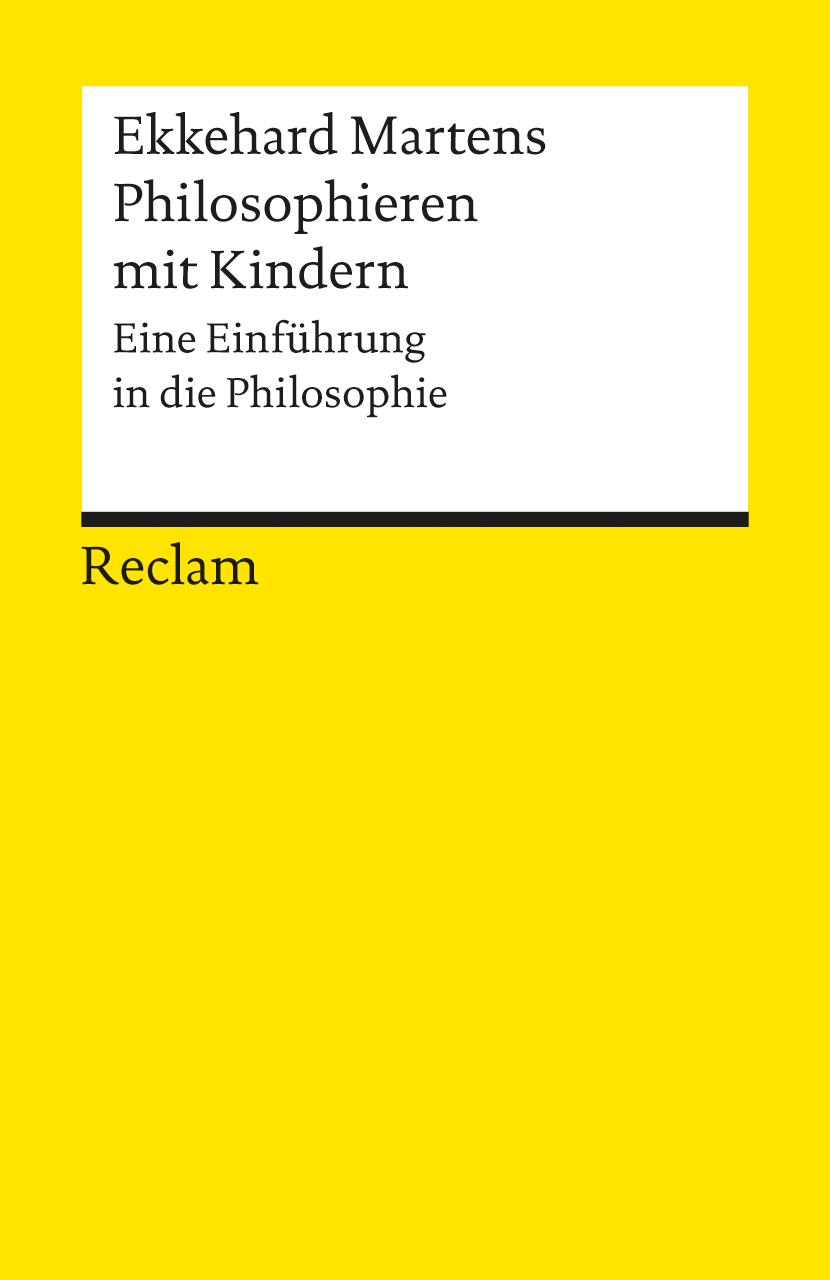 Vorderes Coverbild Philosophieren mit Kindern