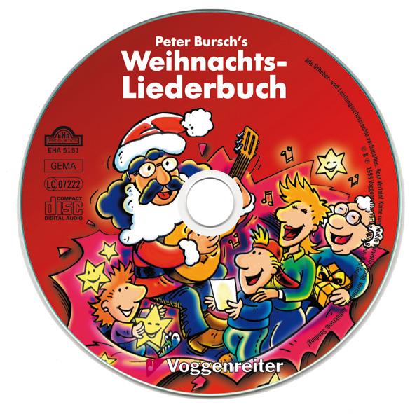 Beispielinhalt (Bild) Peter Burschs Weihnachtsliederbuch. Inkl. CD