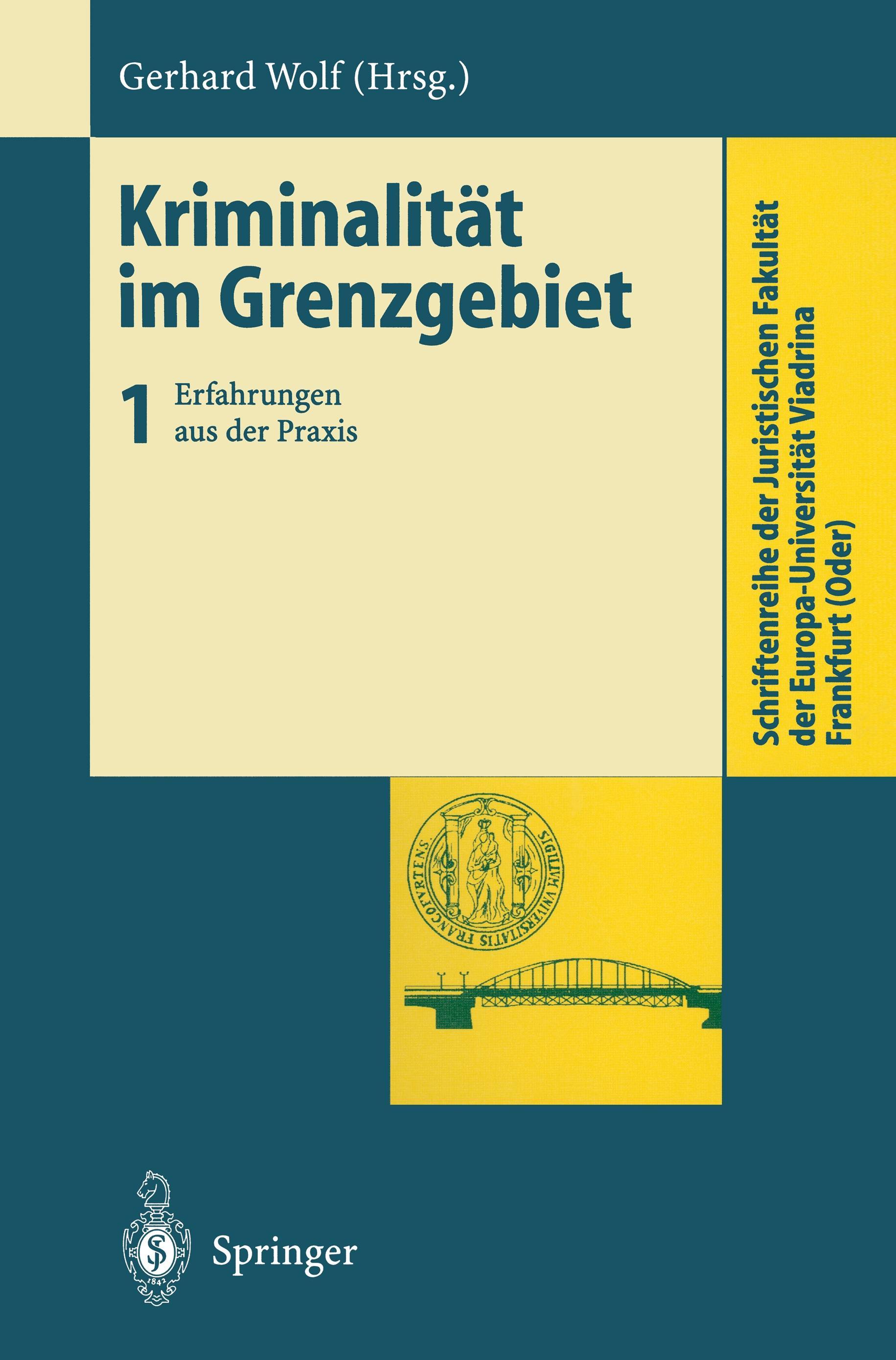 Vorderes Coverbild Kriminalität im Grenzgebiet