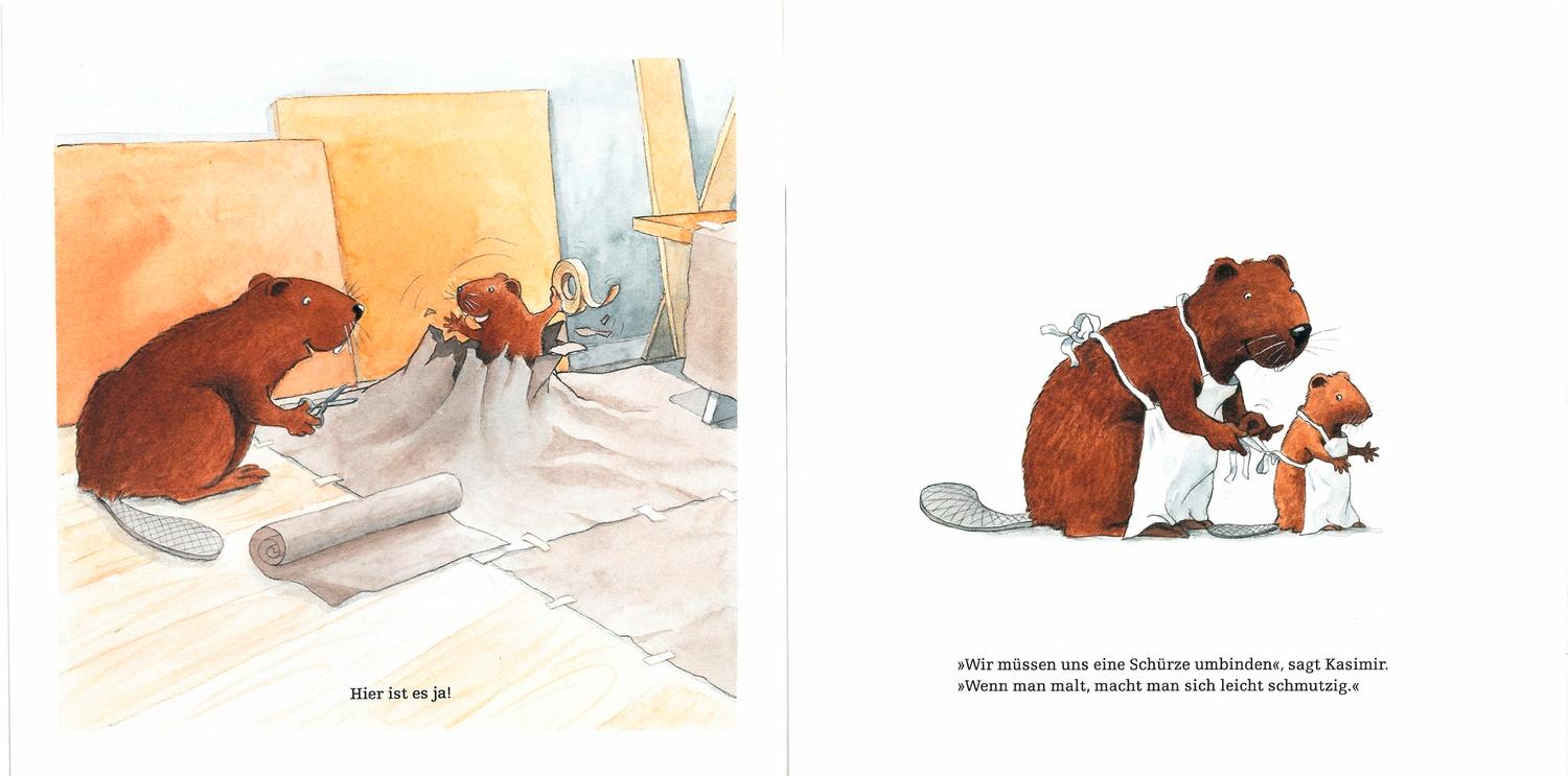 Beispielinhalt (Bild) Kasimir malt