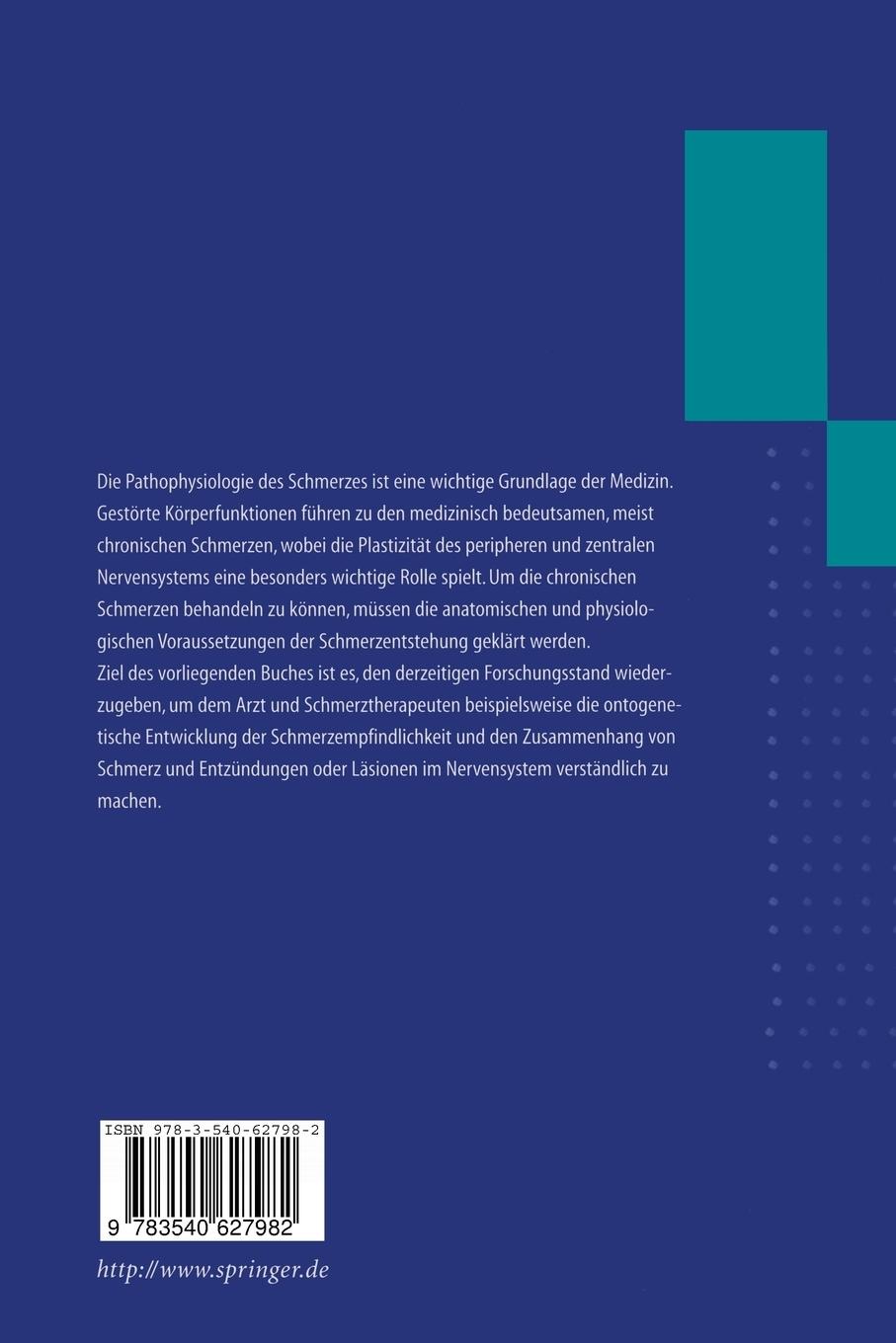 Rückseitencover Einführung in die Pathophysiologie des Schmerzes